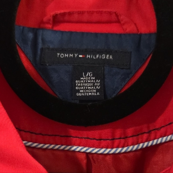 Tommy Hilfiger Rasberry Pink Trench Coat Classic Mid-Length - Picture 2 of 6